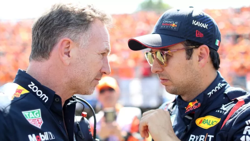 Driver interest in replacing Sergio Perez at Red Bull has been confirmed by Christian Horner.