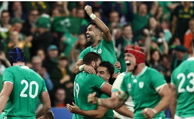 Ireland defeats the Springboks in a potential All Blacks championship match.