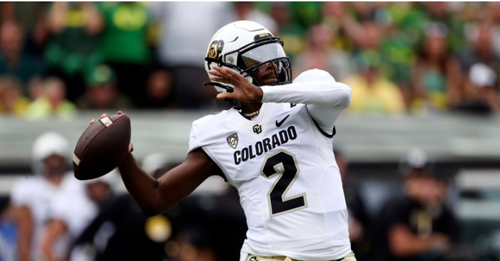 After Deion Sanders and Colorado’s loss to Oregon, Shedeur Sanders’ Heisman chances significantly decline.