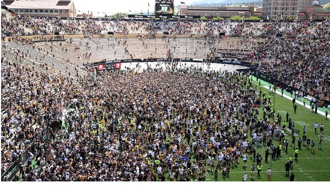 Colorado athletic director sends letter to students after ‘rushing the field’ at home games