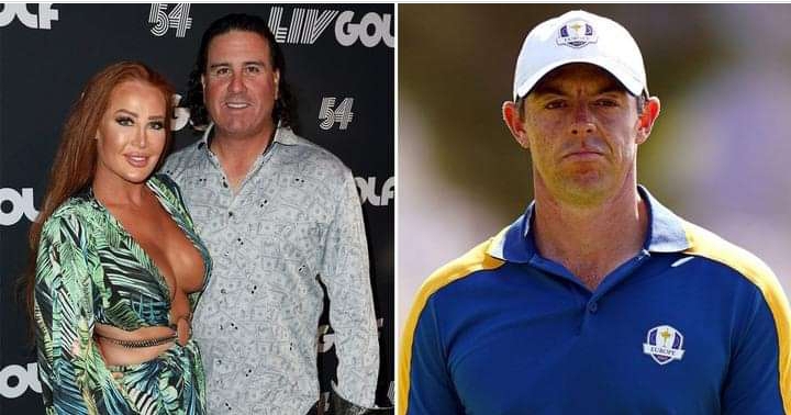 LIV Golf star’s wife says she’d “absolutely love” Rory McIlroy to be “punched in the face”