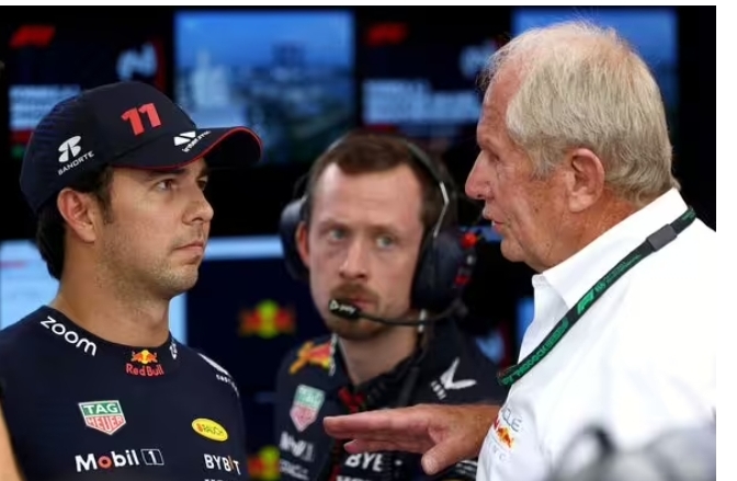 Helmut Marko, the head of Red Bull, puts additional pressure on Sergio Perez before the Horner talks.