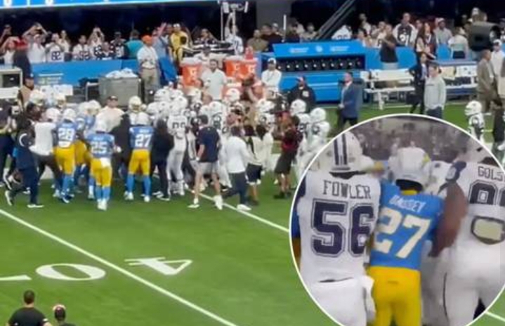 Cowboys Fined for Hits on Chargers; NFL To Crack Down on Fights