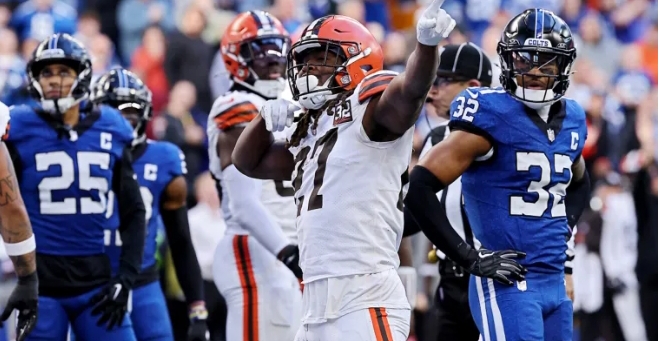 Colts penalty explained: Browns win after controversial illegal referee contact, pass interference call.