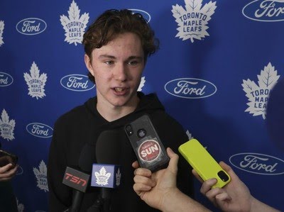 Fraser Minten release official statement after making the Maple Leafs rooster