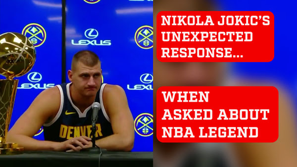 The unexpected response from Nikola Jokic in response to a query regarding Deion Sanders.