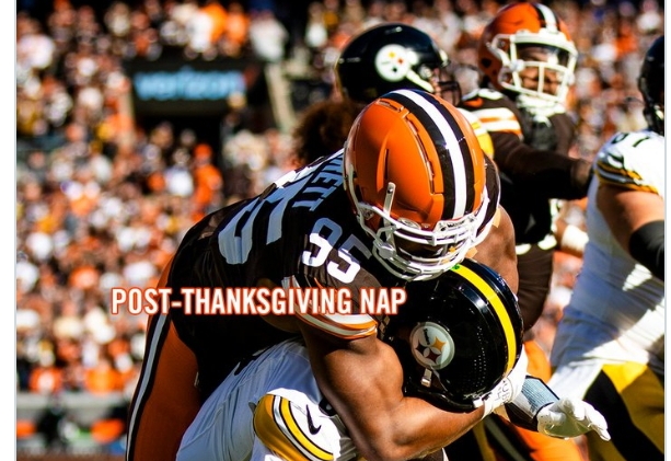 Browns Once again Trolls Steelers Thanksgiving Fast