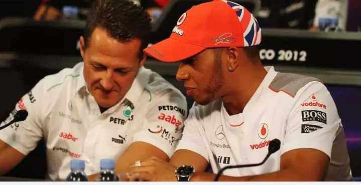 Lewis Hamilton’s touching message to Michael Schumacher 10 years on from skiing accident