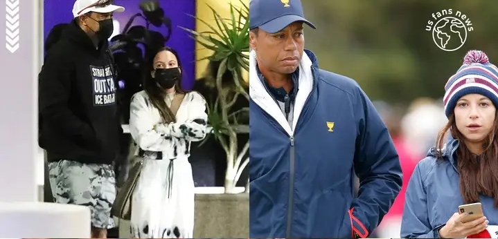 Tiger Woods and ex-girlfriend Erica Herman wear the same outfit while traveling, are they back?