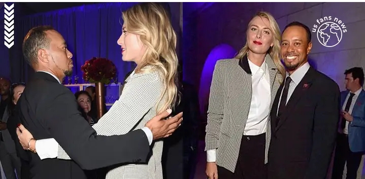 Sharapova secret relationship with Tiger Woods exposed at a charity party