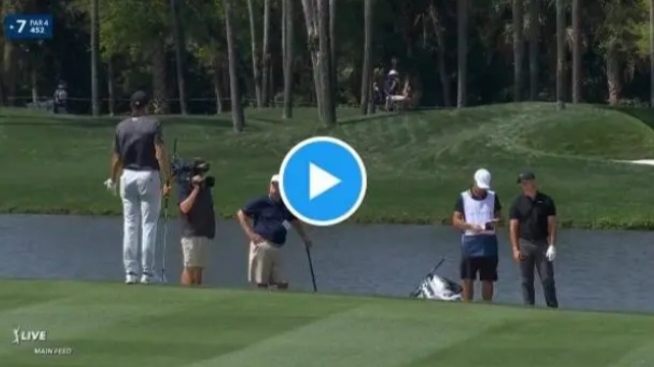 WATCH: RORY MCILROY CLASHES (!) WITH JORDAN SPIETH OVER DROP AT THE PLAYERS