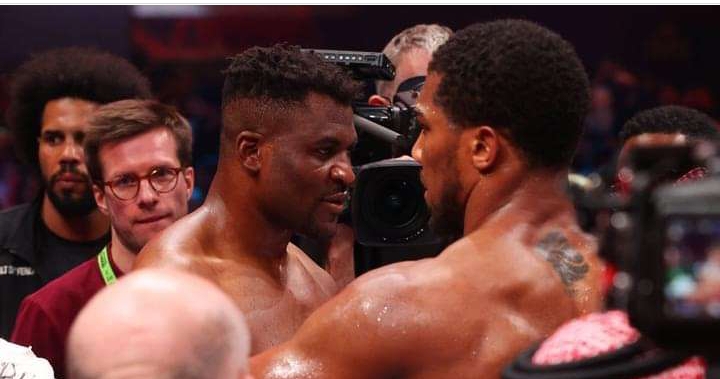 Anthony Joshua explains what he said to Francis Ngannou immediately after KO