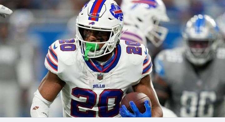 Ex-Bills RB Sends 4-Word Message on Freak Accident That Ended His Season