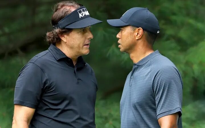 Inside the epic, love-hate rivalry between Tiger Woods and Phil Mickelson