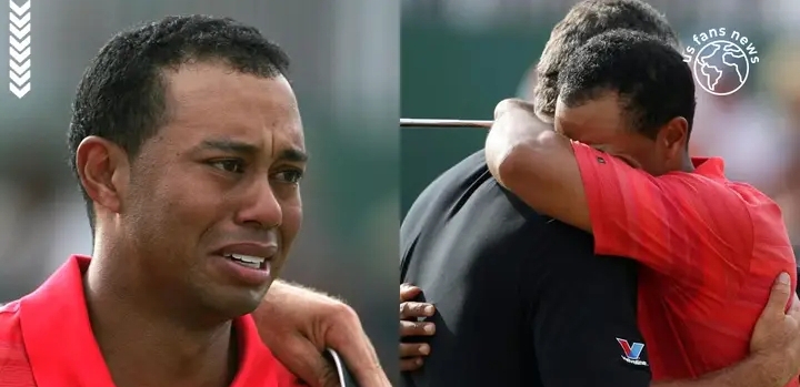 Tiger Woods burst into tears on the field when remembering his father’s teachings, regretting not being able to do this for him
