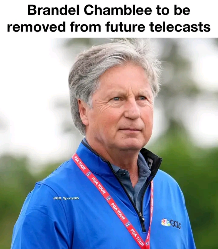 BREAKING: Brandel Chamblee have been sanctioned and removed from telecasts