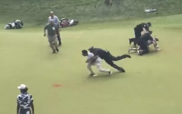 FRESH EVIDENCE: Crazy footage shows Scottie Scheffler and Tom Kim were also involved in serious fights at Travelers’ Championship before …….