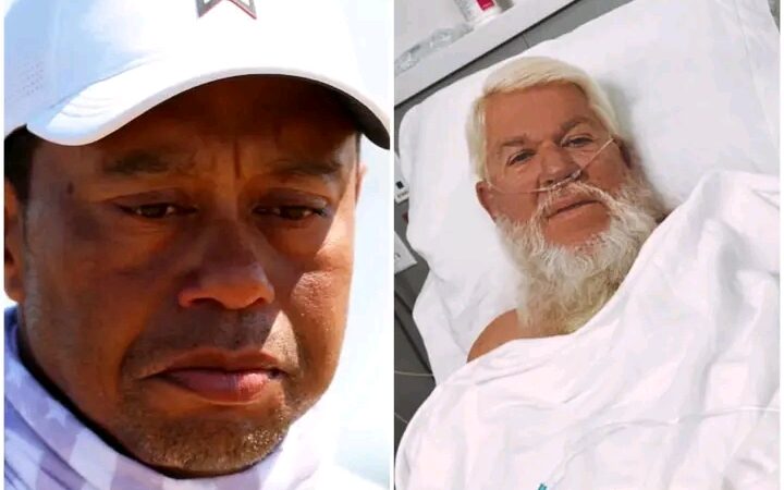 SAD NEWS: Tiger Woods Cries, Makes Heartfelt Announcement About Golf Legend John Daly After Emergency Surgery