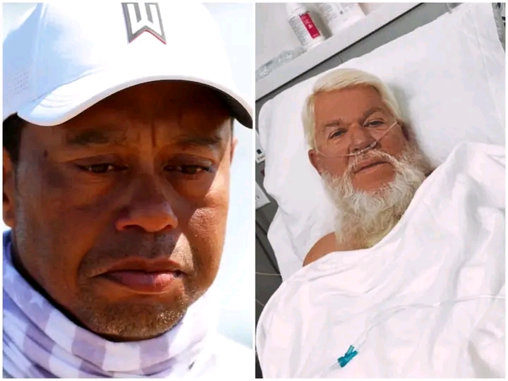 SAD NEWS: Tiger Woods Cries, Makes Heartfelt Announcement About Golf Legend John Daly After Emergency Surgery